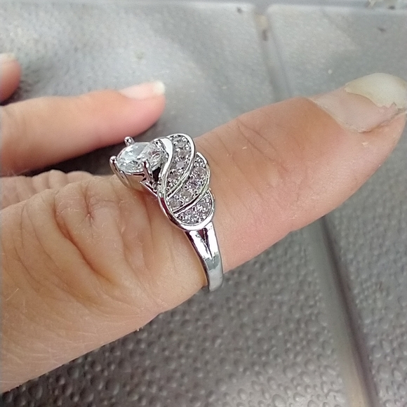 Jewelry - Women`s marked "925" anniversary ring. Size 7.